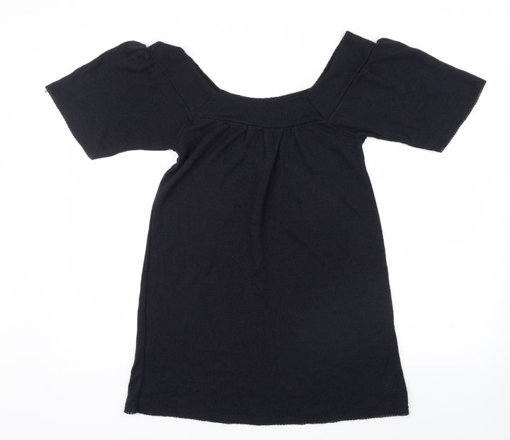 New Look Womens Blue  Knit Mini  Size 8