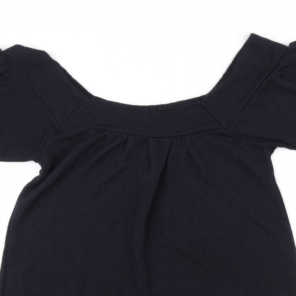 New Look Womens Blue  Knit Mini  Size 8