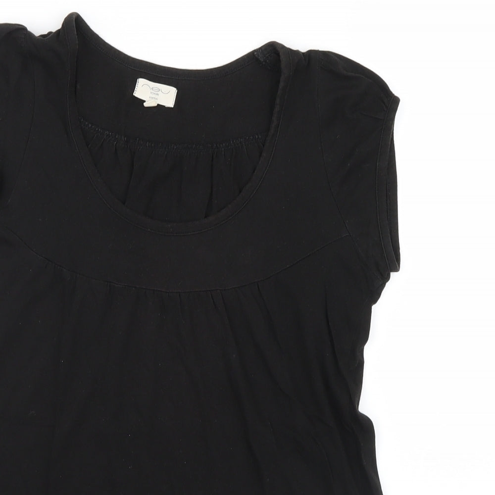 New Look Womens Black   Basic T-Shirt Size 8