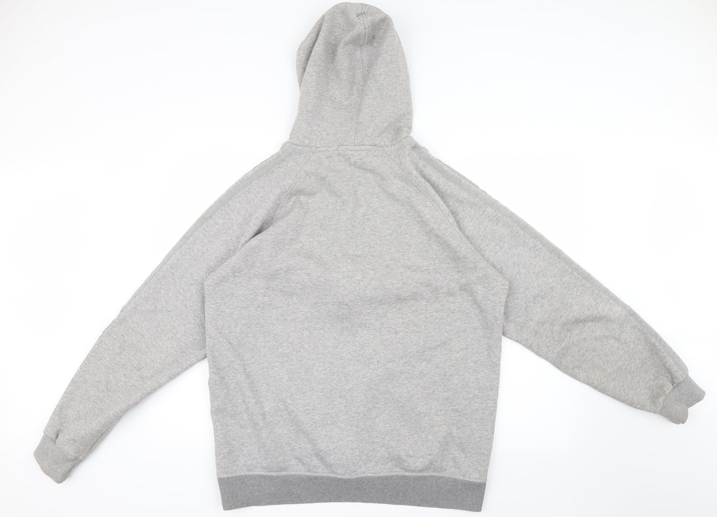 adidas Mens Grey   Full Zip Hoodie Size L