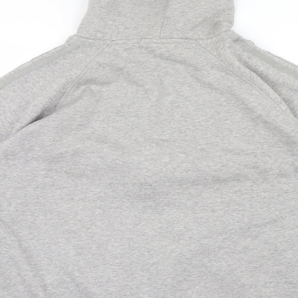 adidas Mens Grey   Full Zip Hoodie Size L
