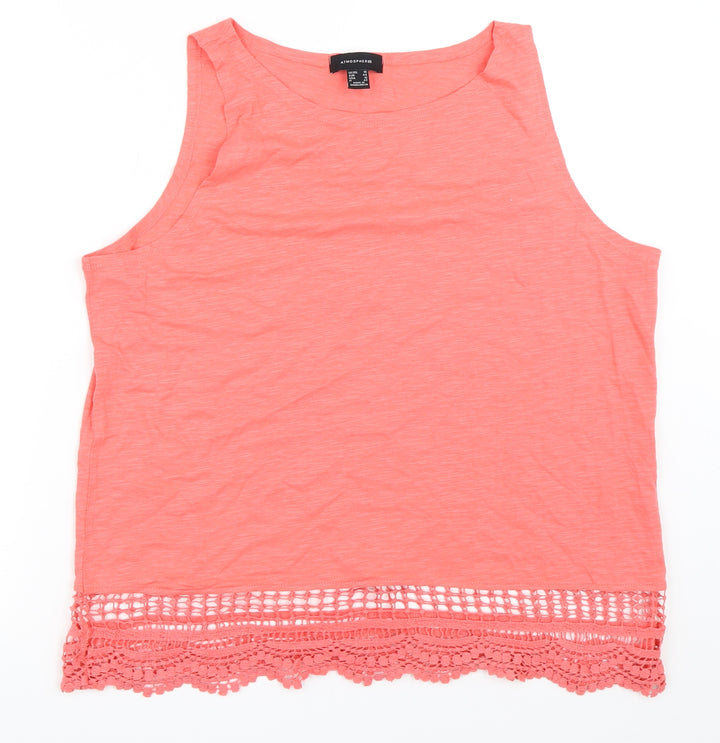 Atmosphere Womens Pink   Basic Tank Size 16