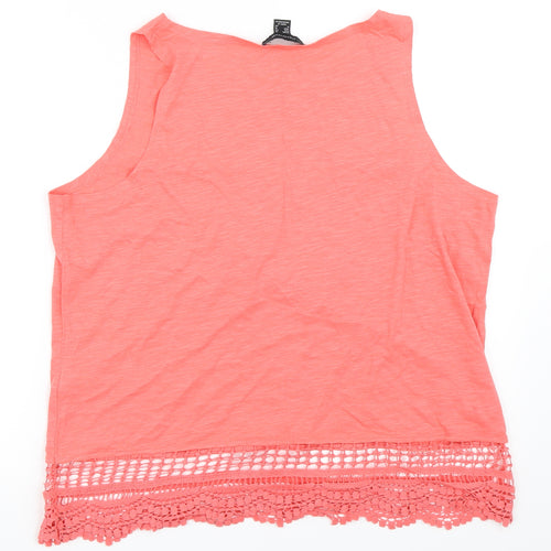 Atmosphere Womens Pink   Basic Tank Size 16