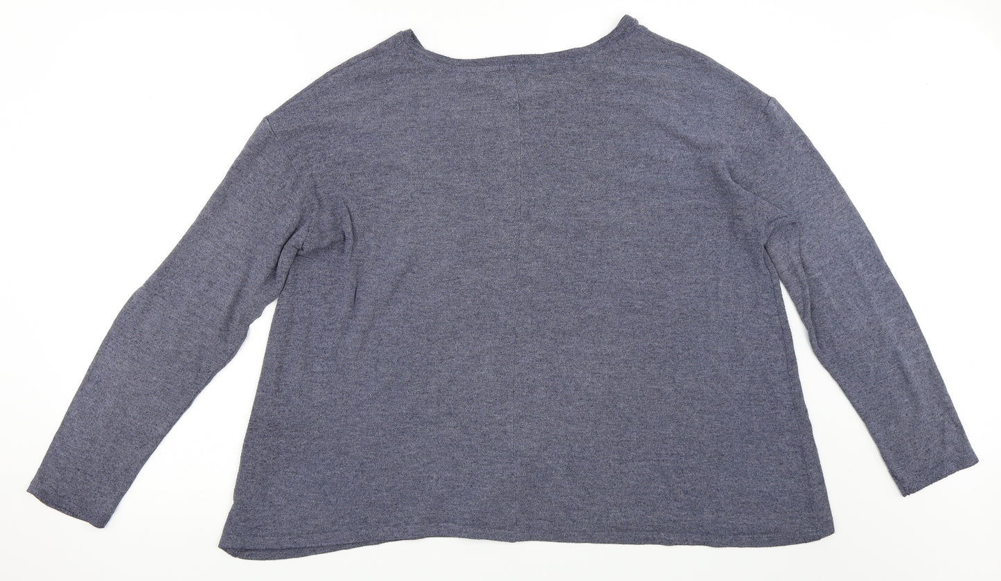 Papaya Womens Blue   Pullover Jumper Size 14