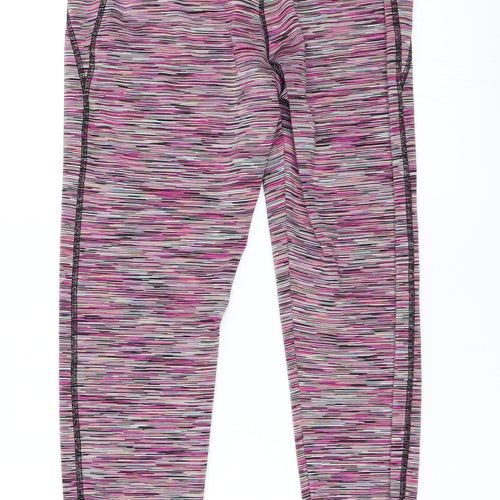 F&F Womens Pink   Compression Leggings Size M L27 in