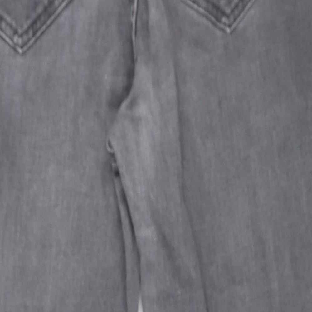 F&F Womens Grey  Denim Skinny Jeans Size 12 L22 in