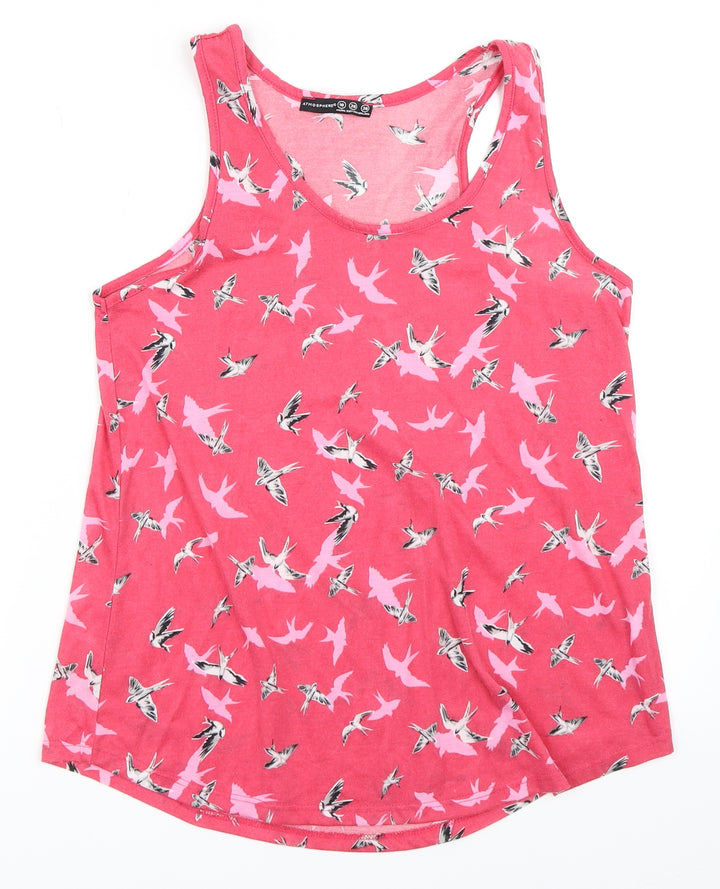 Atmosphere Womens Pink   Basic Tank Size 10