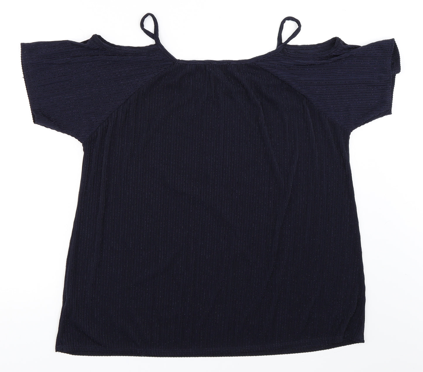 Papaya Womens Blue   Basic Blouse Size 18