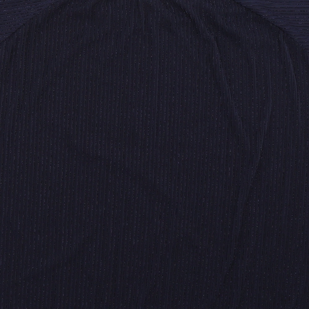 Papaya Womens Blue   Basic Blouse Size 18