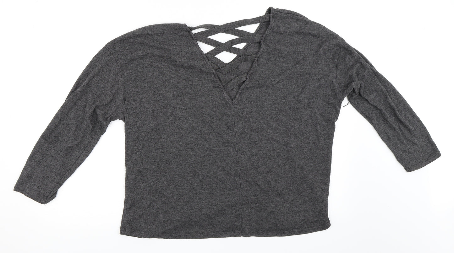 Atmosphere Womens Grey   Pullover Jumper Size L