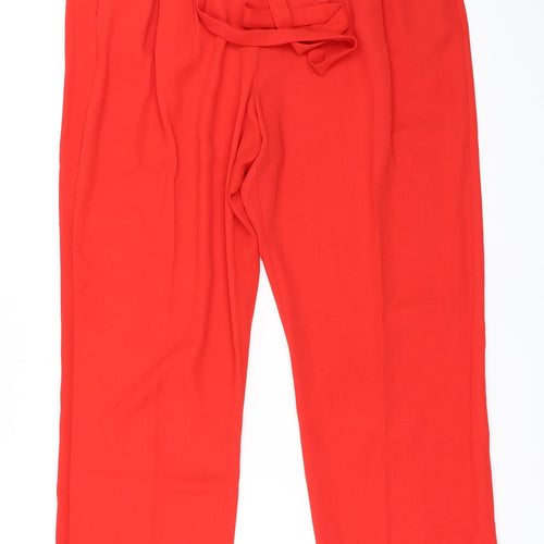 Primark Womens Red   Trousers  Size 12 L28 in