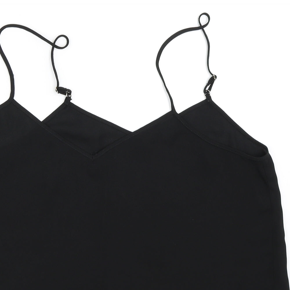 River Island Womens Black   Camisole Blouse Size 12
