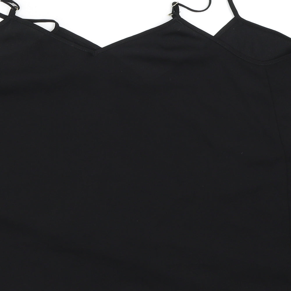 River Island Womens Black   Camisole Blouse Size 12