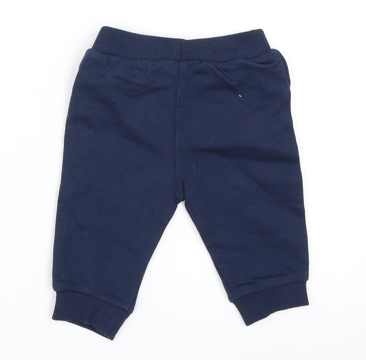 F&F Boys Blue   Jogger Trousers Size 3-6 Months