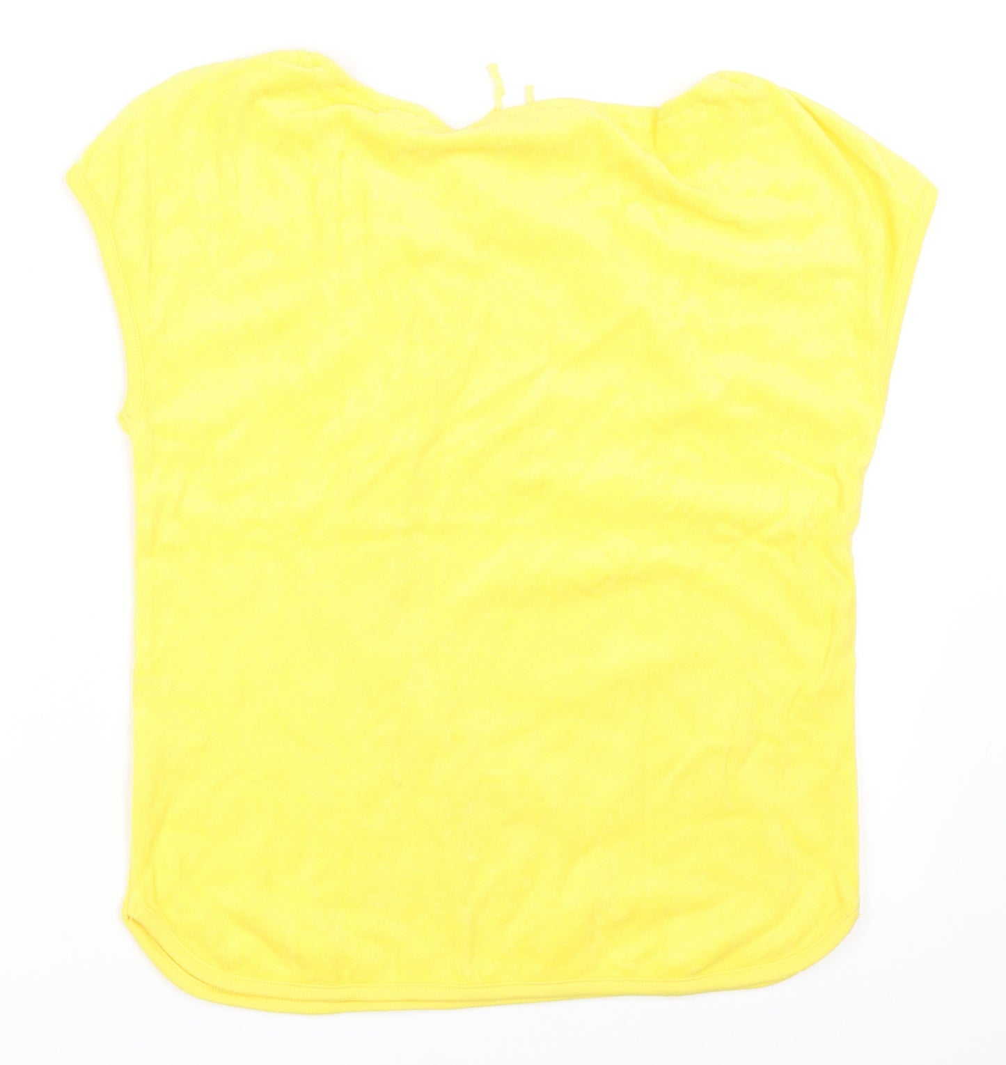 Preworn Womens Yellow   Basic T-Shirt Size 12