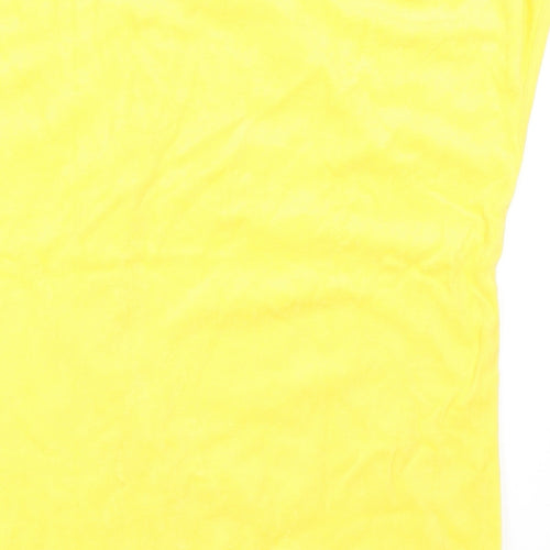 Preworn Womens Yellow   Basic T-Shirt Size 12
