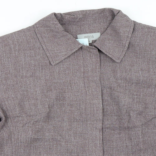 Marks and Spencer Womens Red   Jacket Blazer Size 16