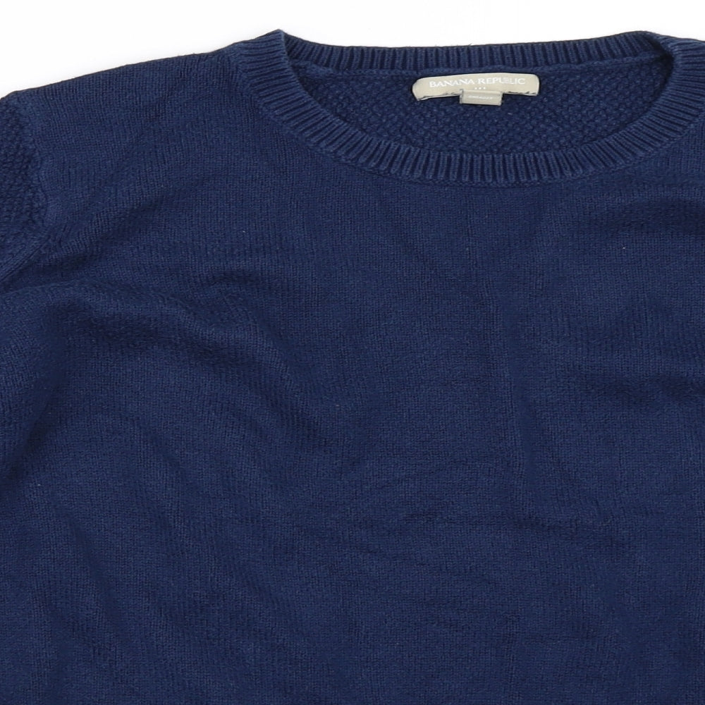 Banana Republic Mens Blue   Pullover Jumper Size L