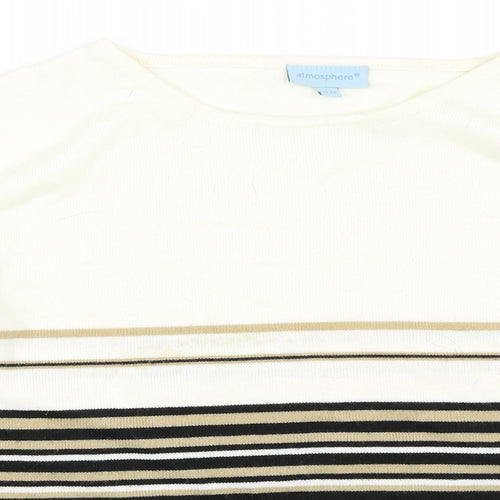Atmosphere Womens Beige   Pullover Jumper Size 12