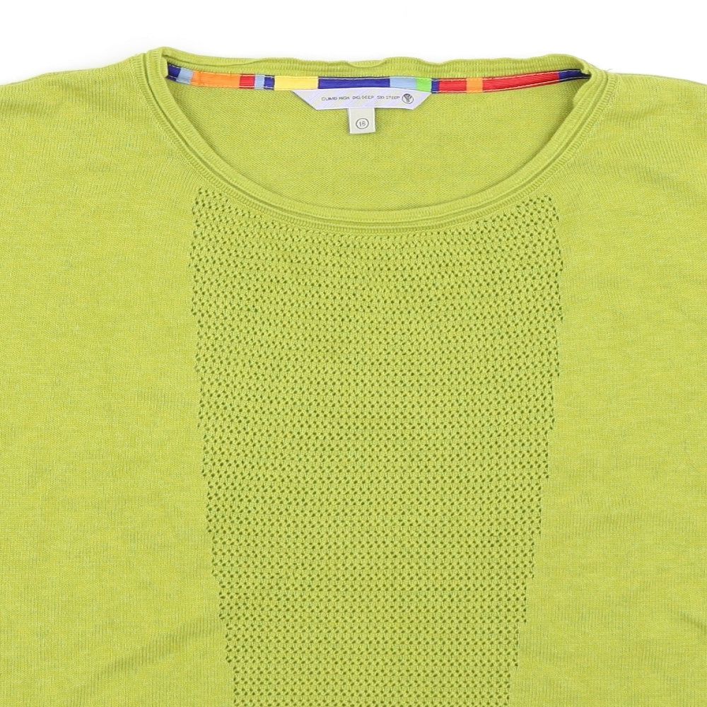 Fat Face Womens Green   Pullover Jumper Size 16