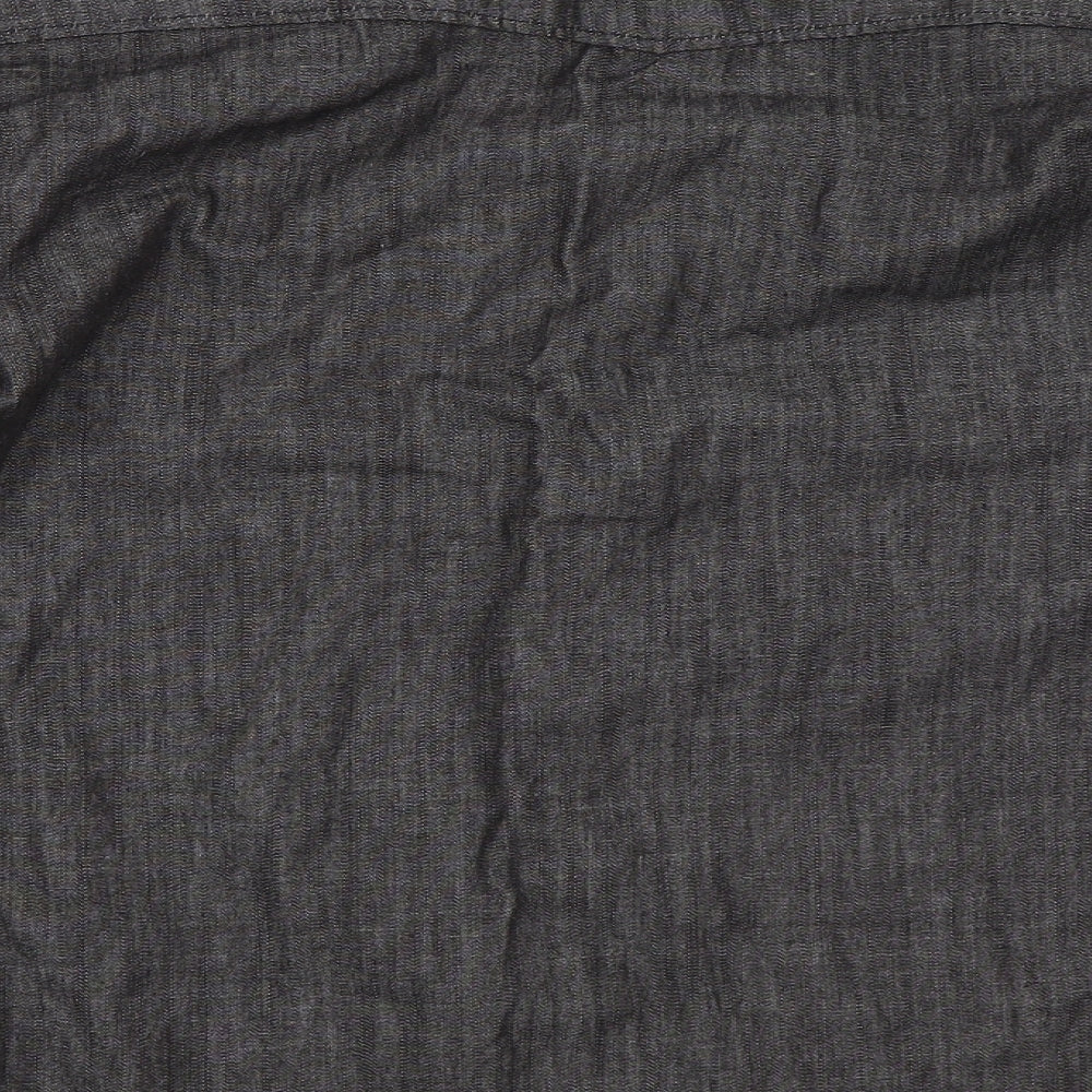 Ben Sherman Boys Black  Denim Basic Button-Up Size 12-13 Years