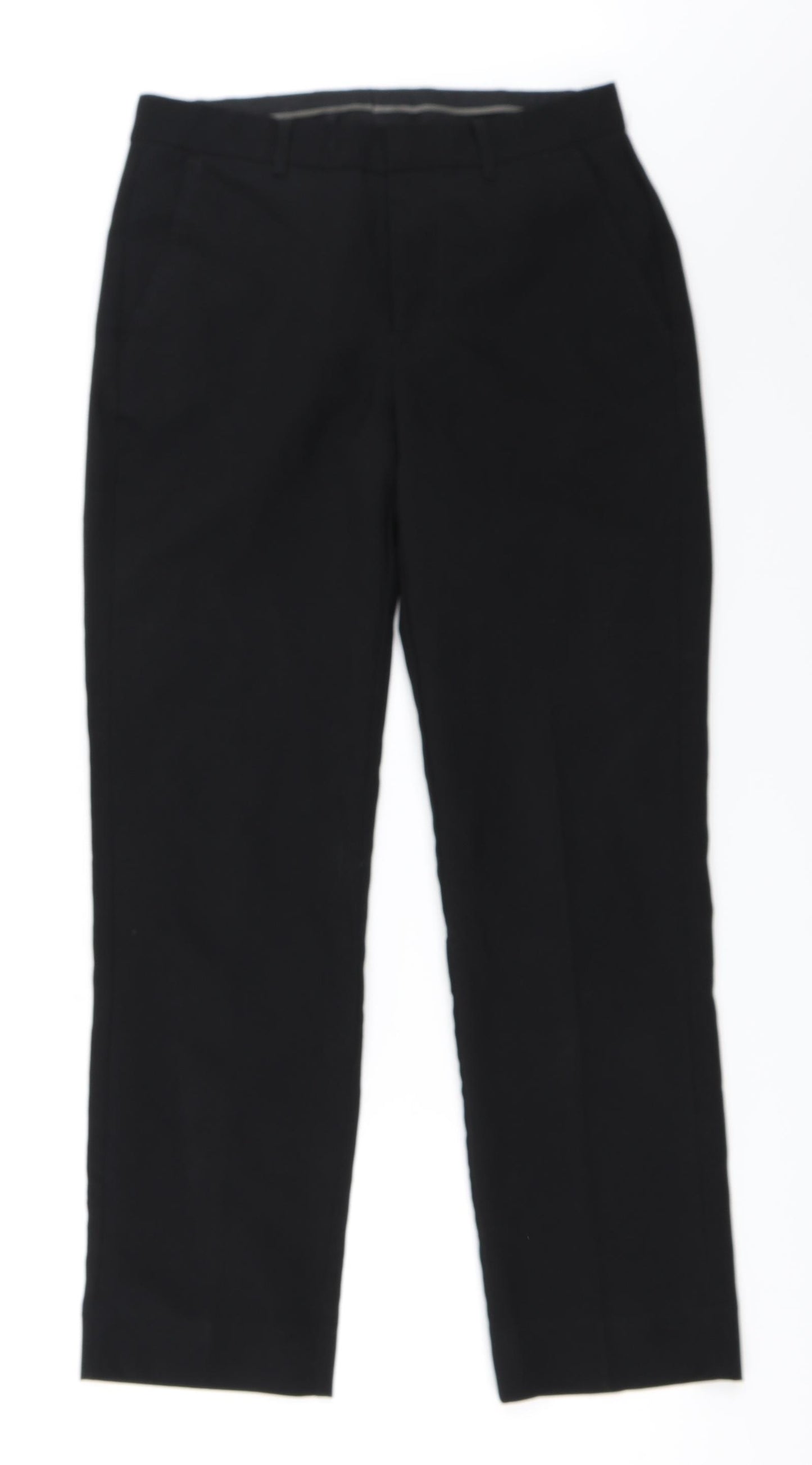 Peacocks Womens Black   Trousers  Size 28 in L28 in
