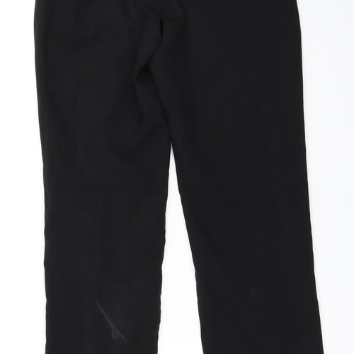 Peacocks Womens Black   Trousers  Size 28 in L28 in