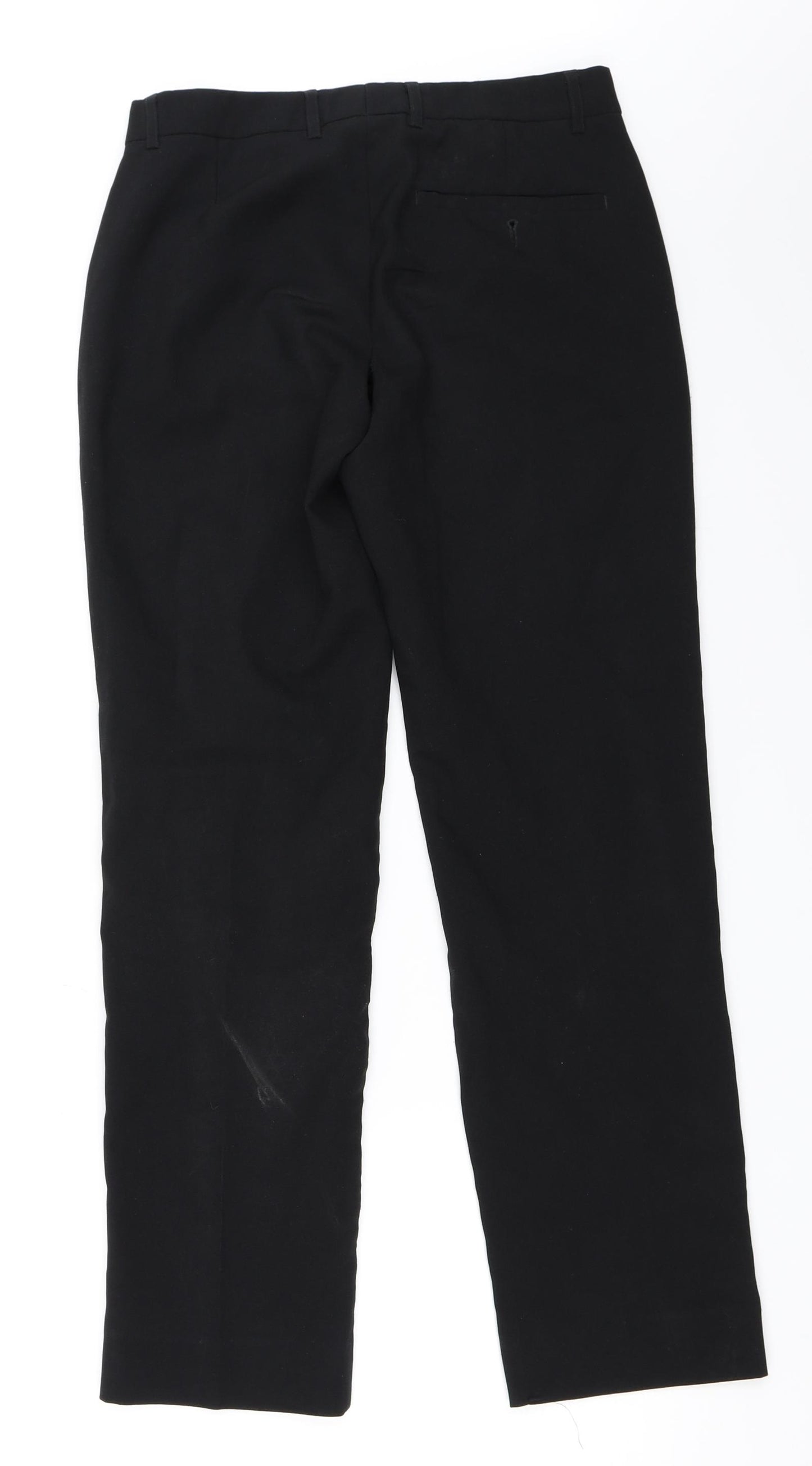 Peacocks Womens Black   Trousers  Size 28 in L28 in