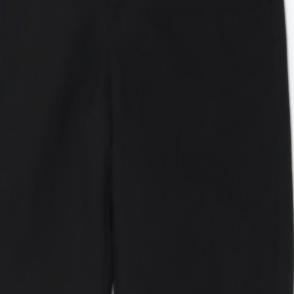 Peacocks Womens Black   Trousers  Size 28 in L28 in