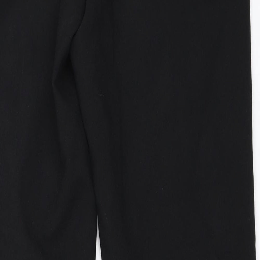 Peacocks Womens Black   Trousers  Size 28 in L28 in