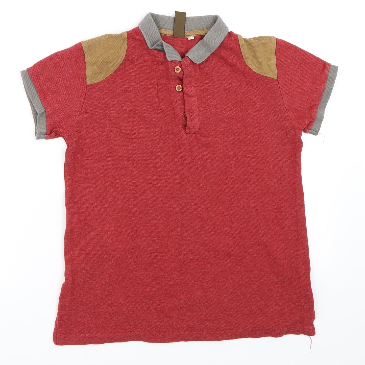 Preworn Boys Red   Basic Polo Size 11-12 Years