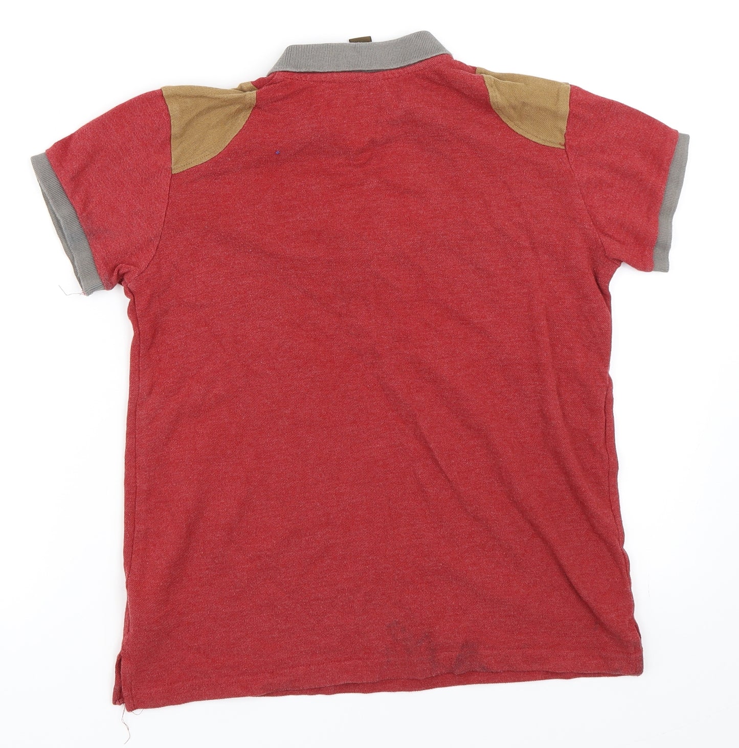 Preworn Boys Red   Basic Polo Size 11-12 Years