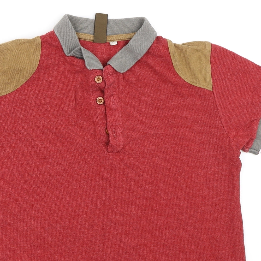 Preworn Boys Red   Basic Polo Size 11-12 Years