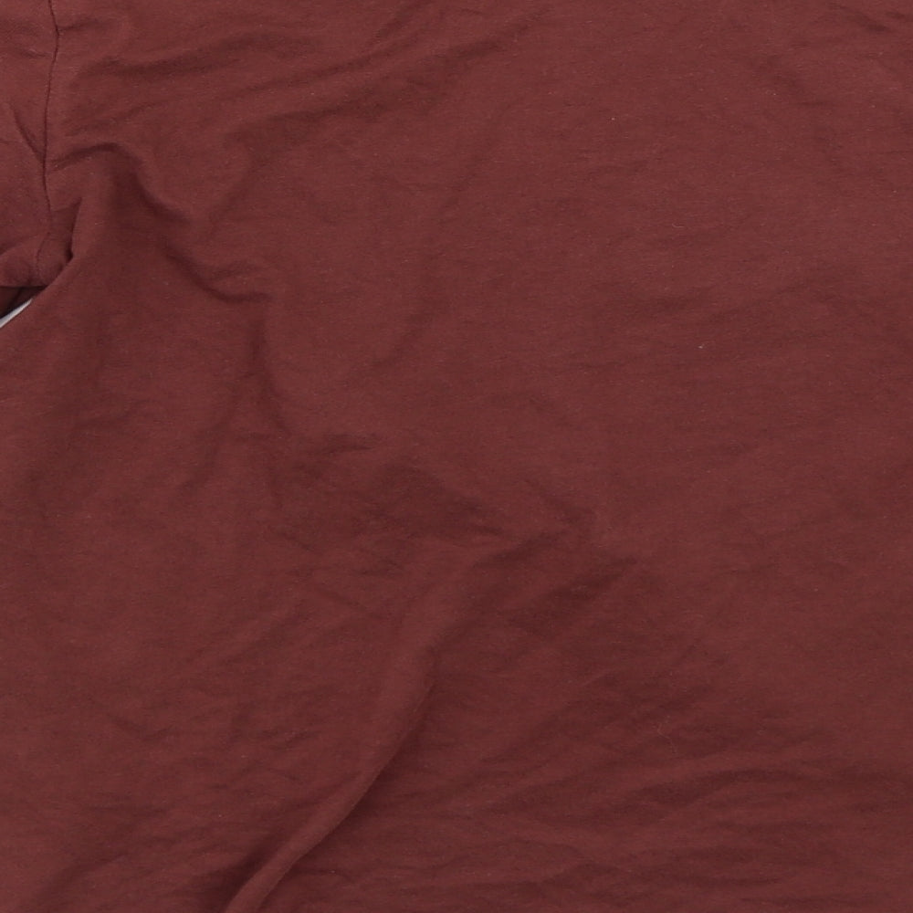 TU Boys Brown   Basic T-Shirt Size 12 Years