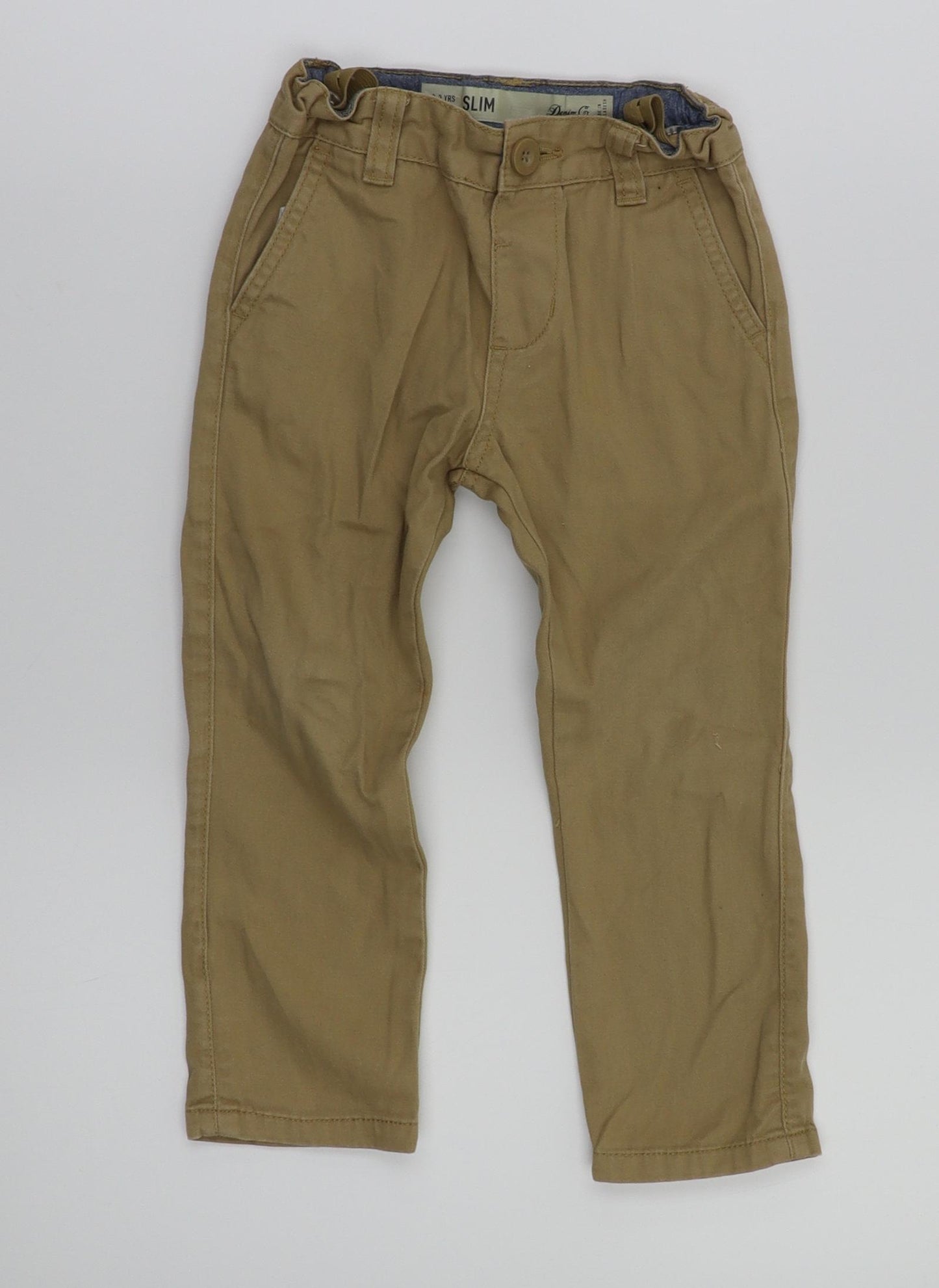 denim &co Boys Beige   Skinny Jeans Size 2 Years