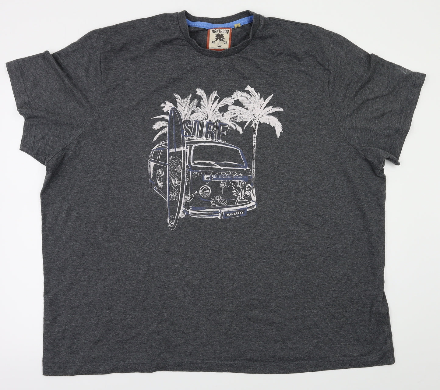 Debenhams Mens Grey    T-Shirt Size 3XL