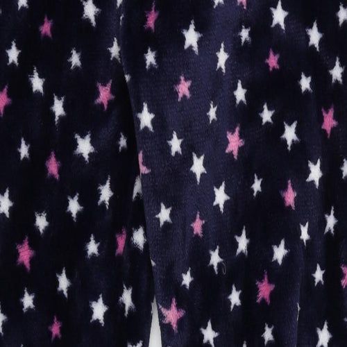 lilly &dan Girls Blue Animal Print  Capri Lounge Pants Size 9-10 Years