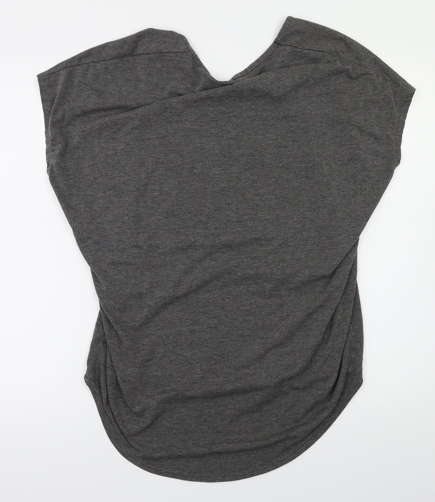 Boohoo Womens Grey   Basic T-Shirt Size 10