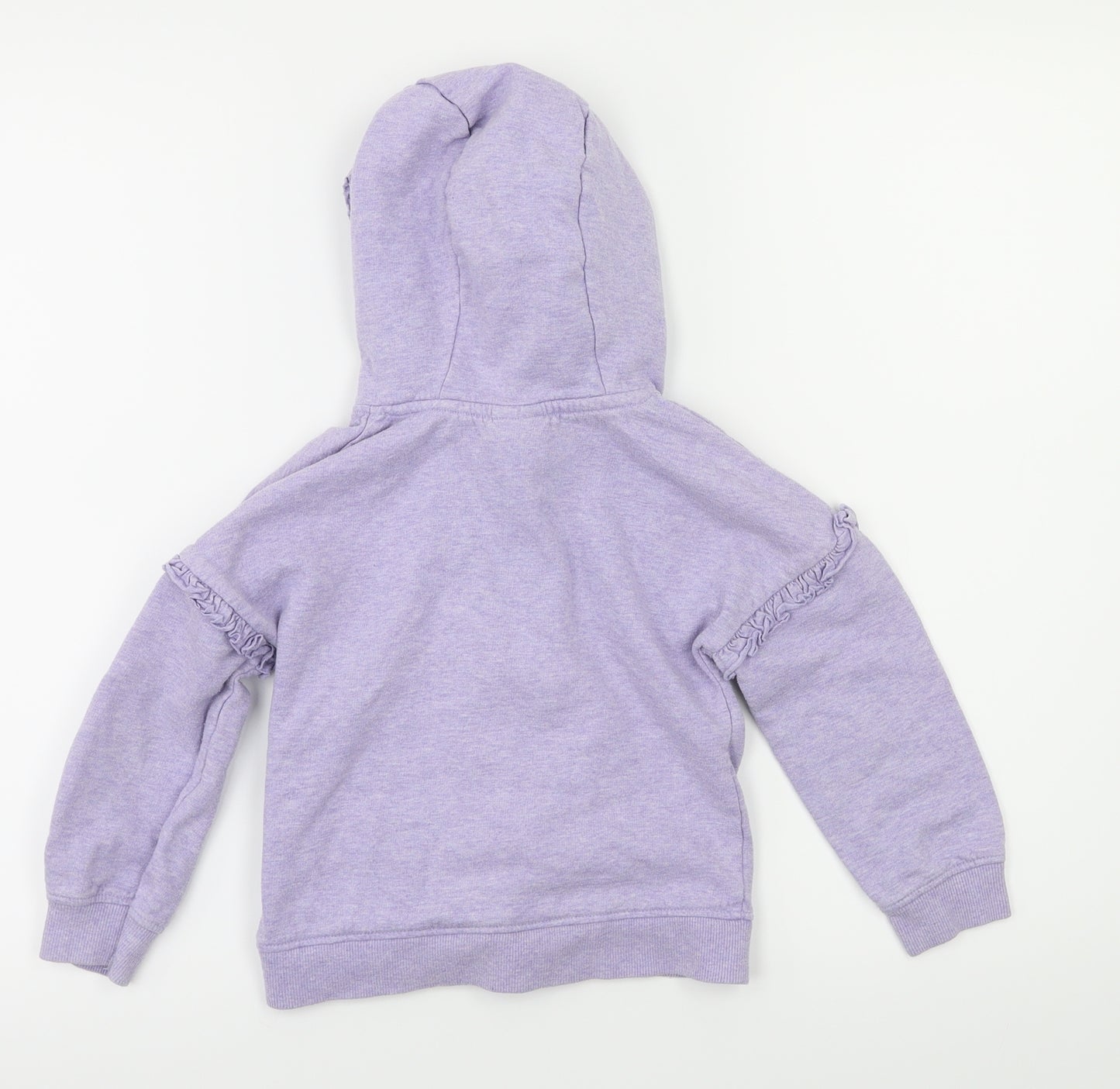 Evie Angel Girls Purple   Full Zip Jumper Size 4-5 Years