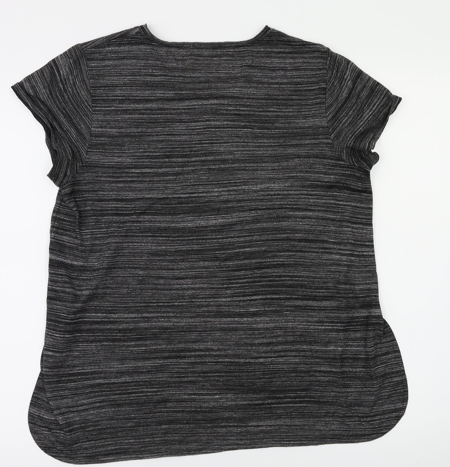 payapa Womens Black   Basic T-Shirt Size 12