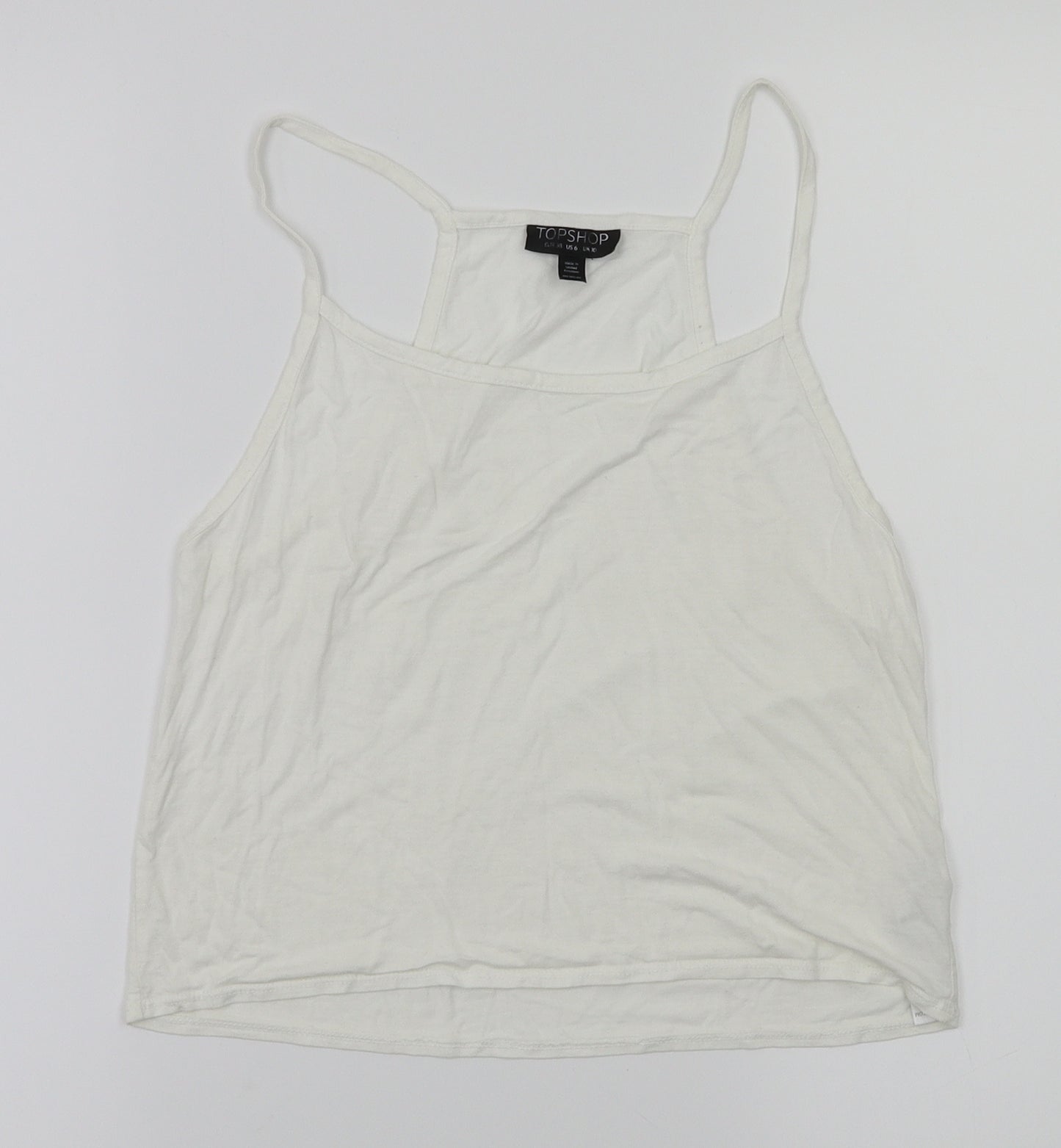 top shop Womens White   Basic T-Shirt Size 6