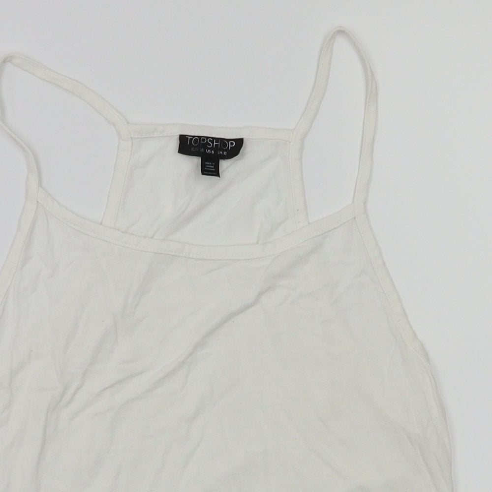 top shop Womens White   Basic T-Shirt Size 6