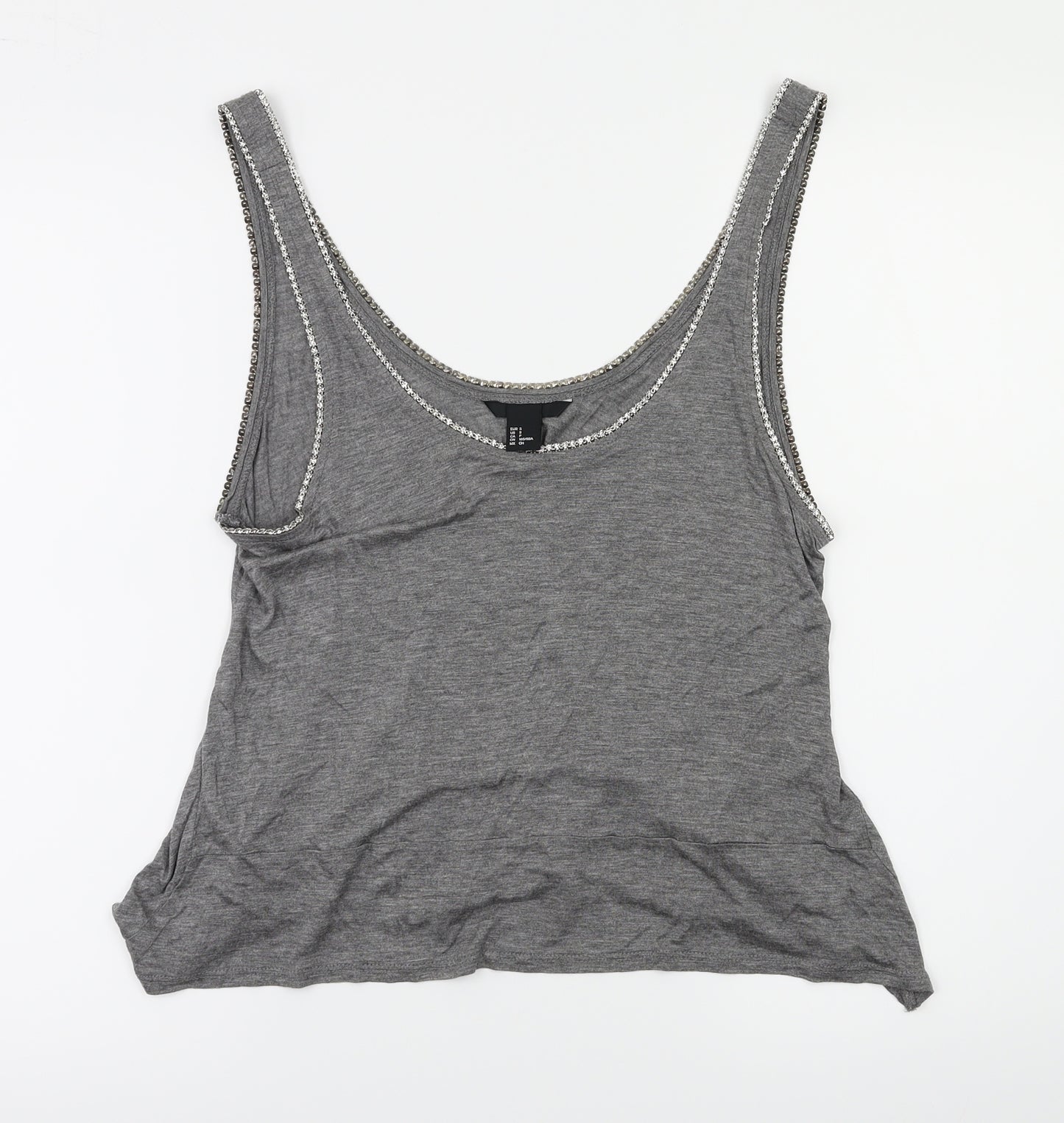 Mens Grey    T-Shirt Size S