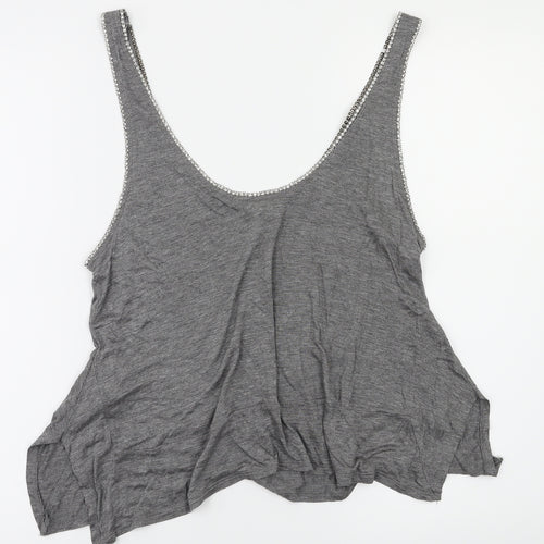 Mens Grey    T-Shirt Size S