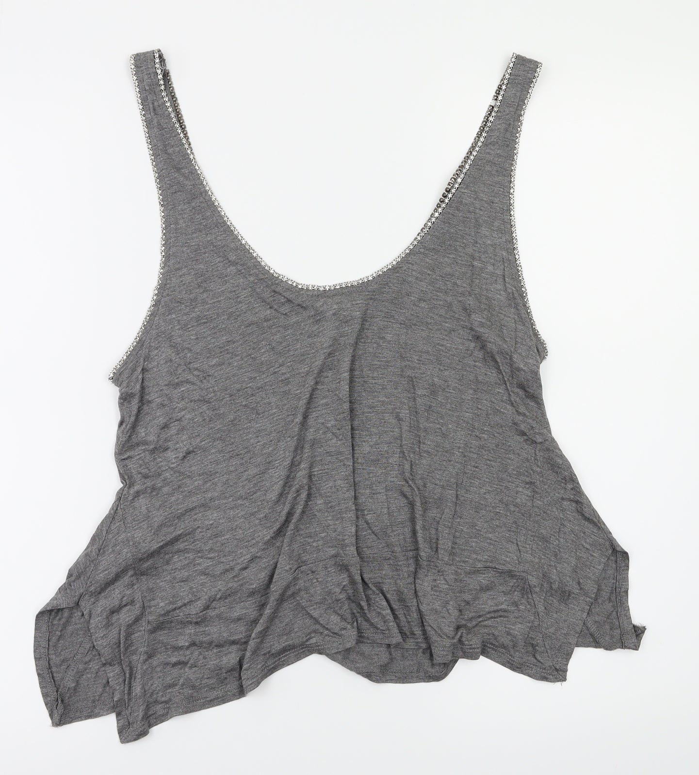 Mens Grey    T-Shirt Size S