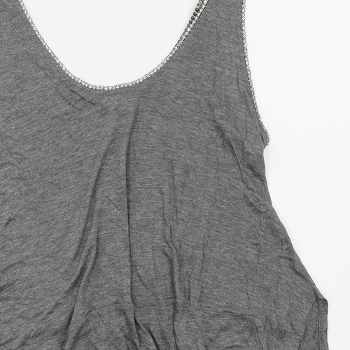 Mens Grey    T-Shirt Size S