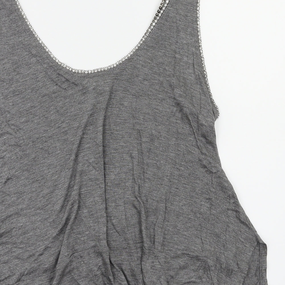 Mens Grey    T-Shirt Size S