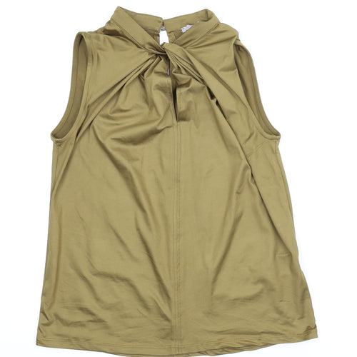 H&M Womens Green   Basic Blouse Size XS