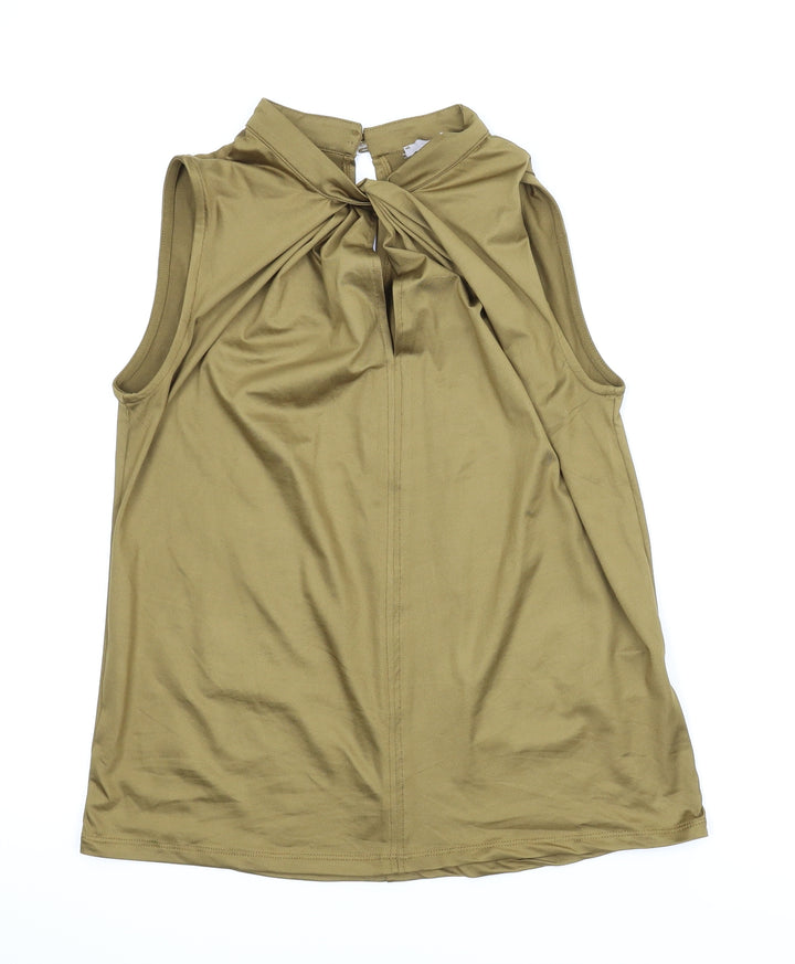 H&M Womens Green   Basic Blouse Size XS