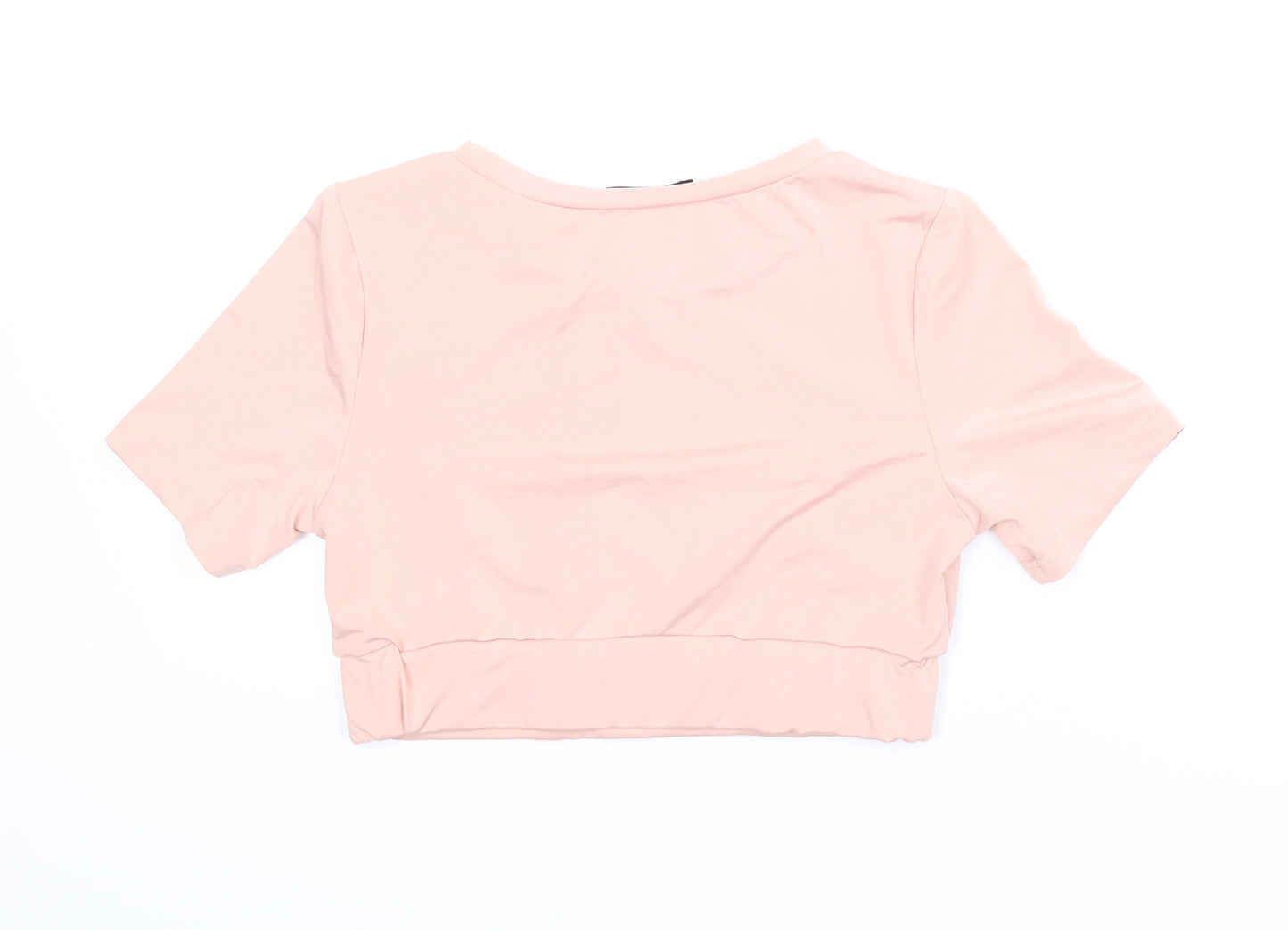 SheIn Womens Pink   Cropped Blouse Size M